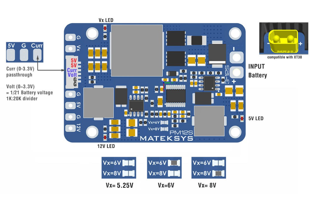 MATEKSYS Power Module PM12S-3